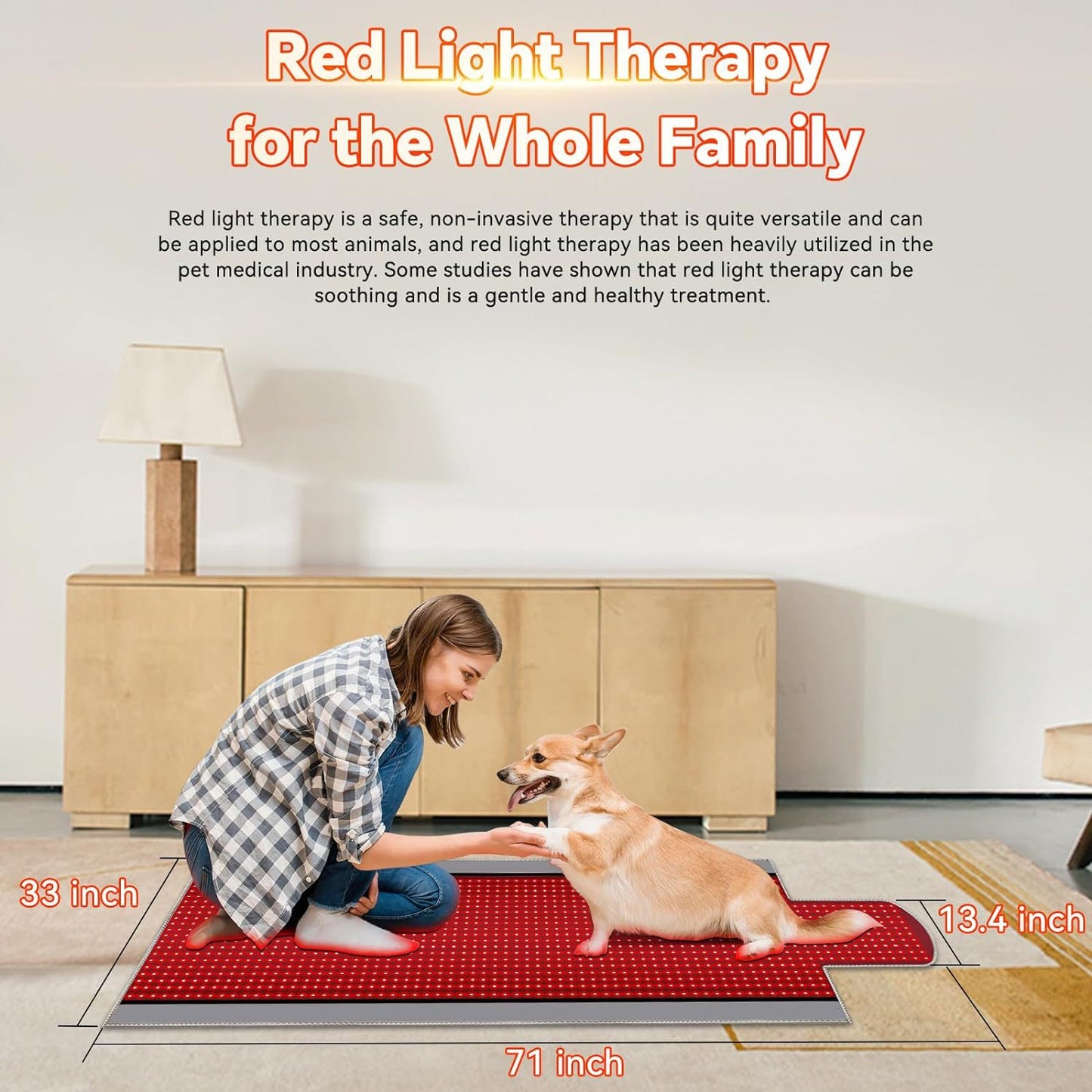 Red light therapy nursing, phototherapy mattress, pulse red light wave mattress